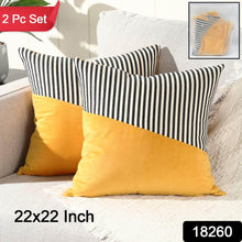 Decorative Pillow Covers Cushion Cases Soft Cotton (22 × 22 Inch / 1 Pair / 2 Pc) - dailyneed.life