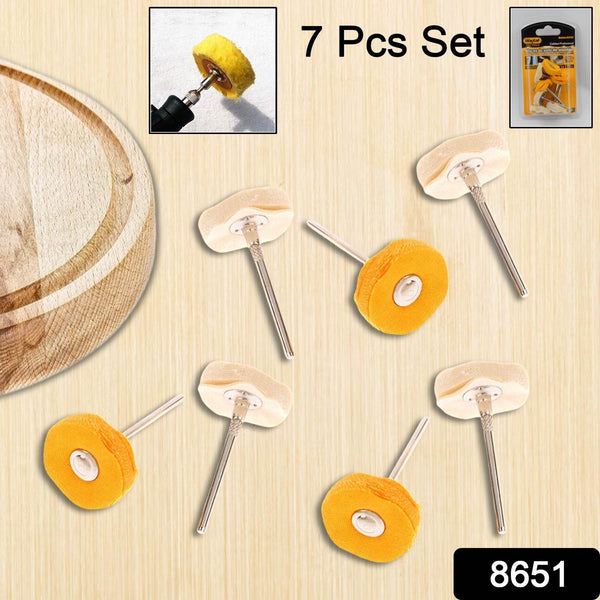 Polisher Buffer Wheel Polishing Buffing Pad Brush for Rotary Drill Bit (7 Pcs Set) - dailyneed.life