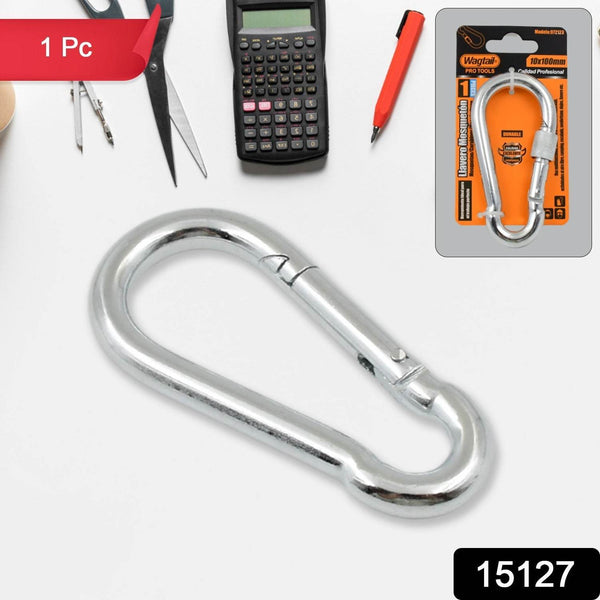 Snap Hook With Screw-Stainless Steel Snap Hook Clip Heavy Duty, Carabiner Clip (10×100 MM / 1 Pc) - dailyneed.life