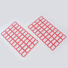 Multipurpose Blank Label Sticker Sheets Red Border Self-Adhesive Writable Stickers for Bottles (50 Sheet) - dailyneed.life