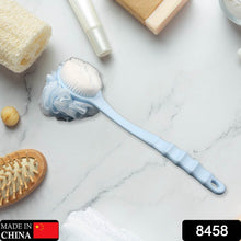 Long Handle Shower Puff Pouf Sponge Exfoliating Mesh Brush Scrubber,Bath Loofah Bath Scrubber for Body Shower Loofah Brushes, Body Bath Brush for Women and Men, Bathroom Shower Accessories (Mix 1 Pc) - dailyneed.life