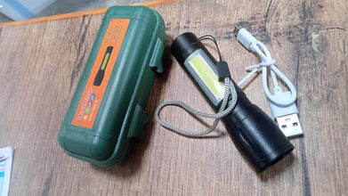 Mini Search Rechargeable LED Long Range Flashlight Emergency Light Torch - dailyneed.life
