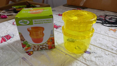 2-in-1 Manual Citrus Juicer & Grinder – Portable Ginger, Garlic, Fruit & Vegetable Squeezer for Healthy Juices & Salads - dailyneed.life