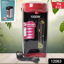 Stainless steel Electric Airport Thermos Kettle Thermo Pot, kettle (1000W / 8 Ltr.) - dailyneed.life