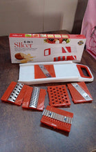 Plastic 6 in 1 Vegetables Slicer, Cutter and Fruit Dicer Grater (1 Set) - dailyneed.life