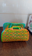 Plastic Foldable Basket Bag || Fruit & Vegetable Storage Basket (3 Pcs Set / Multicolor) - dailyneed.life