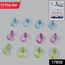 Transparent Rubber Vacuum Sucker Hooks Hanger Strong Suction Cup (12 Pc) - dailyneed.life