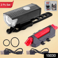 Combo of Bicycle LED USB Rechargeable Head Light and Tail Light (2 Pc Set) - dailyneed.life