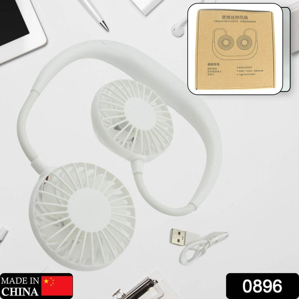 USB Rechargeable Wearable Neckband Fan - dailyneed.life