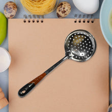 Kitchen Stainless Steel Best Skimmer Slotted Spoon-Cooking Utensils with Heat Resistant Plastic Handle - dailyneed.life