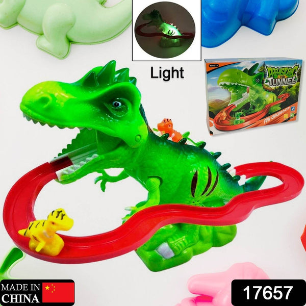 Children Electric Tracks Climb Stair Dinosaur Toys Glowing With Sound Kid Toy Animals Model Interactive Toys - dailyneed.life