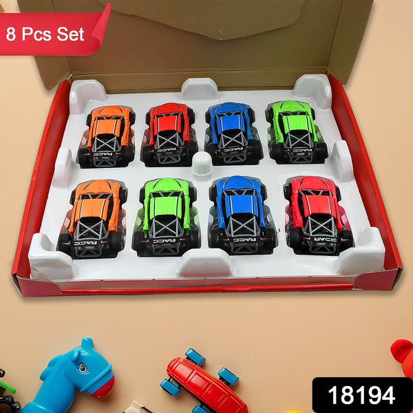 Mini Pull Back Racing Car Widely Used By Kids & Children (8 Pcs Set / Mix Color) - dailyneed.life