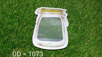 Reusable Airtight Seal Plastic Food Storage Mason Jar Zipper (150ml) - dailyneed.life