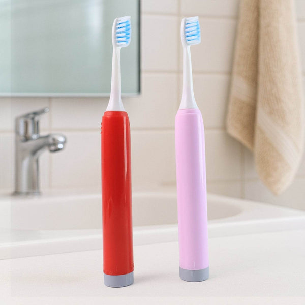 Battery-Operated Electric Toothbrush with Replaceable Head (Mix Color / 1 Pc) - dailyneed.life