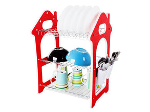 Dish Rack for Kitchen 3 Layer Dish Drainer Rack Stainless Steel Crockery Holder Cutlery Plate Holder Glass Utensils Storage Organize - dailyneed.life