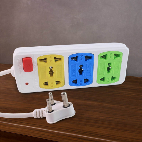 Compact 3-Socket Universal Extension Board (1 Pc) - dailyneed.life