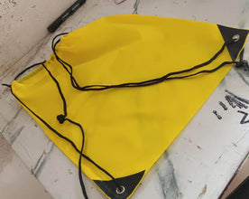 Water-Resistant Nylon Drawstring Backpack Bag (1 Pc / Mix Color & Design) - dailyneed.life