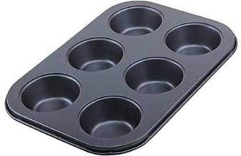 Non-Stick Reusable Cupcake Baking Slot Tray for 6 Muffin Cup - dailyneed.life
