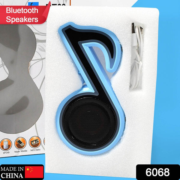 Mini Portable Music Note Shape Speaker Subwoofer Colorful Musical Note LED Lighting Sound For Creatives Gift Computer Phone Sound Equipment Bluetooth speaker (Media Player) - dailyneed.life