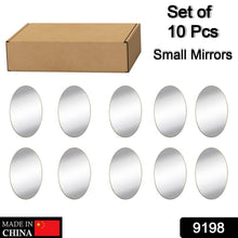 SMALL OVAL FRAME LESS MIRROR WALL STICKER FOR DRESSING - dailyneed.life