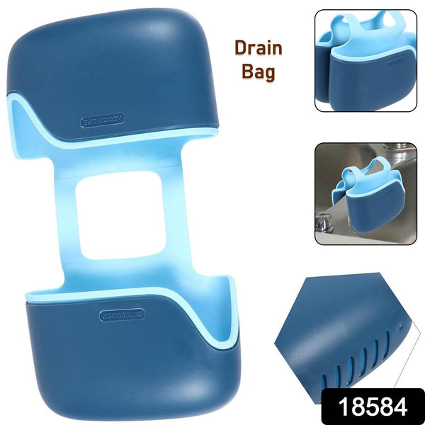 Drain Bag Draining Bracket Sponge Storage Rack Plastic Storage Holder (1 Pc) - dailyneed.life