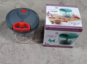 Manual Stainless Steel Vegetable Chopper – Compact, Extra Sharp with 5 Blades - dailyneed.life