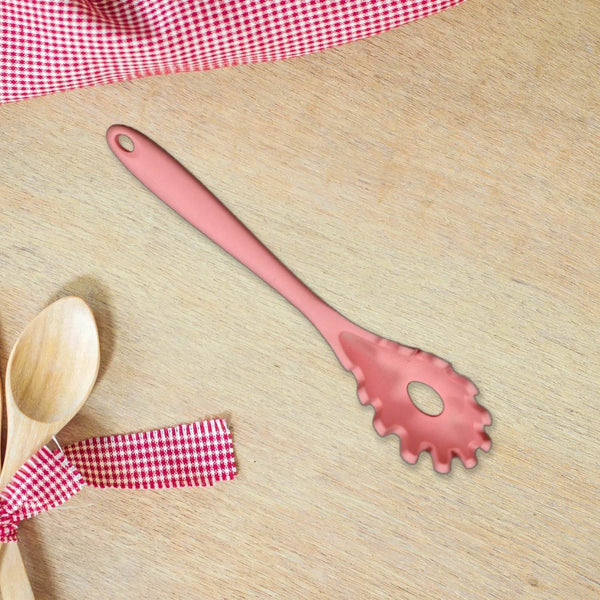 Silicone Pasta Fork Spaghetti Strainer, Non-Slip Heat Resistant - dailyneed.life