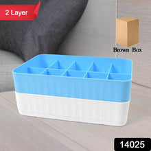 Multi-Function Desktop Drawer Storage Box 10 Grid Underwear Socks Box (2 Pc Set) - dailyneed.life