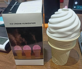 Ice Cream Cone Shape Air Freshener Humidifier (1Pc / Cream Color) - dailyneed.life