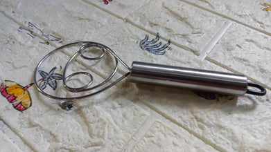 Dough Whisk, Premium Stainless Steel Dutch Whisk, Dough Hand Mixer Artisan Blender For Egg, Bread, Cake, Pastry, Pizza Dough - Perfect Baking Tools, Whisking, Tirring Kitchen Tools (1 Pc) - dailyneed.life