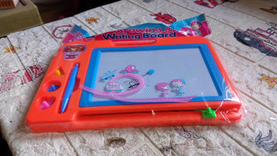 Children Magic Slate Pen Doodle Pad Erasable Drawing Easy Reading Writing Learning Graffiti Board Kids Gift Toy Magnetic Painting Sketch Pad for Baby Children (1 Pc Mix Color) - dailyneed.life