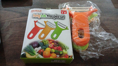 Peeler Slicers Shredders for Fruits and Vegetables, Cutter, Grater Kitchen Helper, Potato Fruits Peeler, Stainless Steel Sharp Blade with Non-Slip Handle (3 Pcs Set) - dailyneed.life