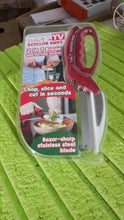 2 in 1 Kitchen Knife Scissor with Spring Locking Hinge and Chopping Board (1 Pc / With Card Packing) - dailyneed.life