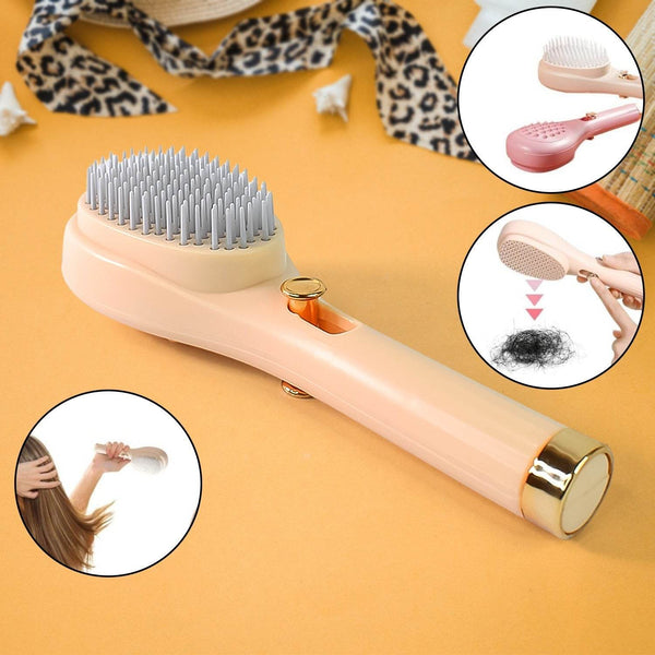 Self-Cleaning Anti-Static Massage Comb (1 Pc) - dailyneed.life