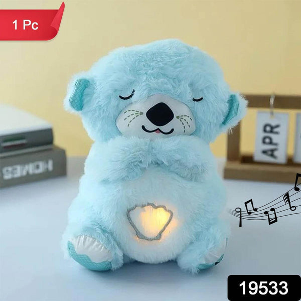 Soft Plush Musical Teddy Bear Toy with LED Light (1 Pc) - dailyneed.life