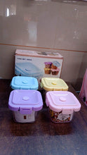 Plastic Food Storage Containers with Lid (4 Pcs Set / 500 ML) - dailyneed.life