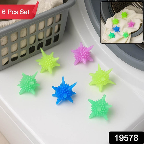 Washing Machine Laundry Reusable Soft Spiky Balls (6 Pc) - dailyneed.life