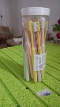 Plastic Toothbrush With Plastic Round Box (20 pcs Set) - dailyneed.life