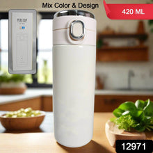 Smart Vacuum Insulated Water Bottle with LED Temperature Display, Cold & Hot | Leak Proof | Office Bottle | Gym | Home | Kitchen | Hiking | Trekking | Travel Bottle  (Mix Color & Design / 420 ML) - dailyneed.life