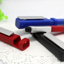 Pen-Shaped Phone Holder with Screwdriver Sets, Multi-Function Pen 4 in 1 Tech Tool Pen, Portable Phone Tools with Capacitive Stylus Ball Point Pen Mobile - dailyneed.life