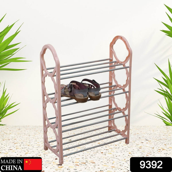 Shoes Storage Shelf, 4 Layer Space‑saving Shoes Show Rack Folding Shoe Rack, Standing Shoe Rack DIY Shoes Storage Shelf Home Organizer for Bedroom, Hallway and Closet Shoe Storage - dailyneed.life