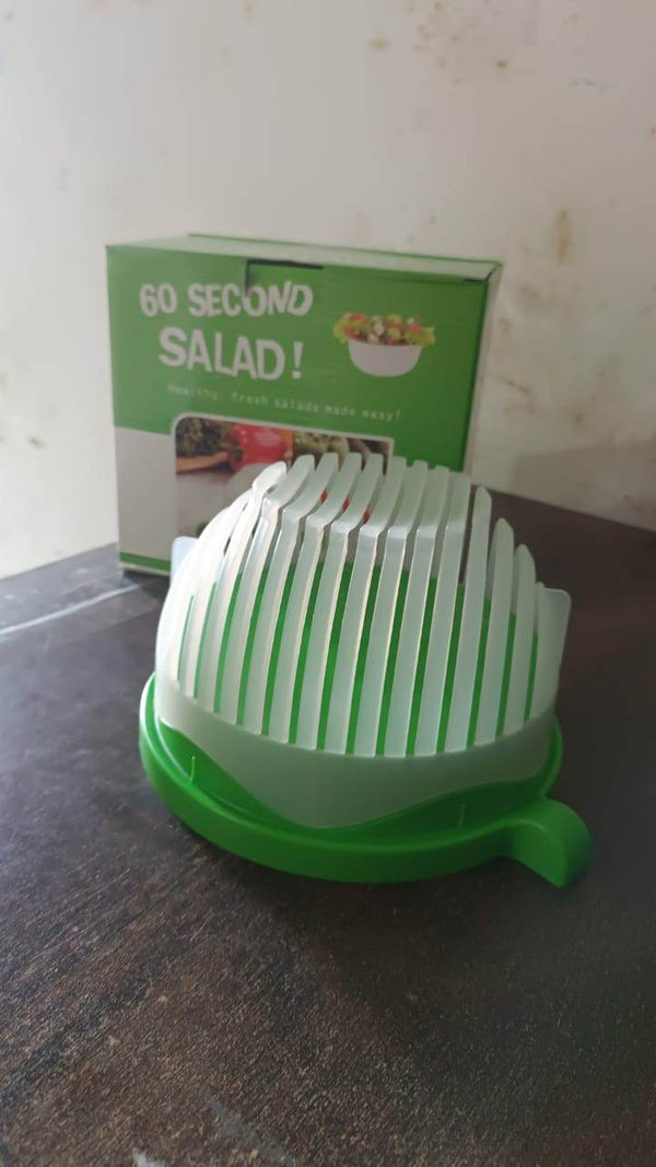 Plastic 60 Seconds Salad Cutter Salad Maker Salad Bow (1 Pc) - dailyneed.life