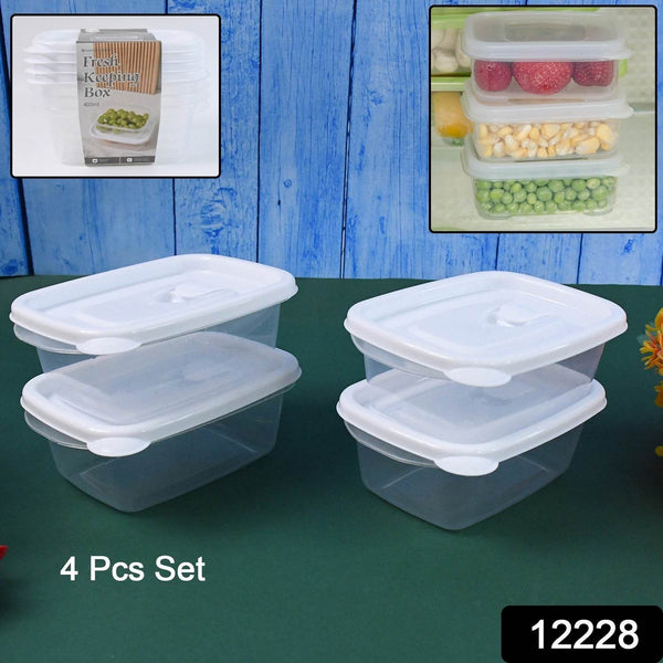 Food Storage Containers-Microwave (4 Pc/400ml) - dailyneed.life
