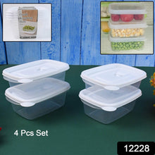 Food Storage Containers-Microwave (4 Pc/400ml) - dailyneed.life
