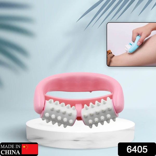 Plastic Massage Roller - 2-Roller Manual Design for Cellulite & Muscle Pain Relief - dailyneed.life