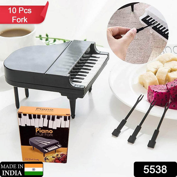 10 Pc Piano Fruit Forks: Fun & Functional for Snacks (Set) - dailyneed.life