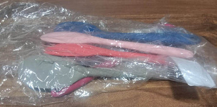 Multipurpose Silicone Spoon, Silicone Basting Spoon Non-Stick Kitchen Utensils Household Gadgets Heat-Resistant Non Stick Spoons Kitchen Cookware Items For Cooking and Baking (6 Pcs Set) - dailyneed.life