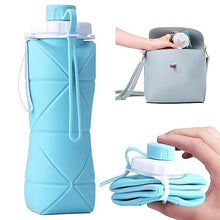 600ml Collapsible Silicone Water Bottle for Travel, Sports, Gym & Office (1 Pc) - dailyneed.life
