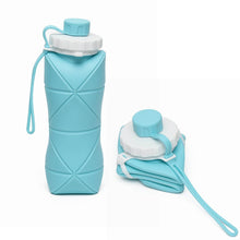 600ml Collapsible Silicone Water Bottle for Travel, Sports, Gym & Office (1 Pc) - dailyneed.life