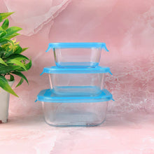 Premium Quality 3-Piece Square Glass Food Storage Container / Bowl Set - dailyneed.life